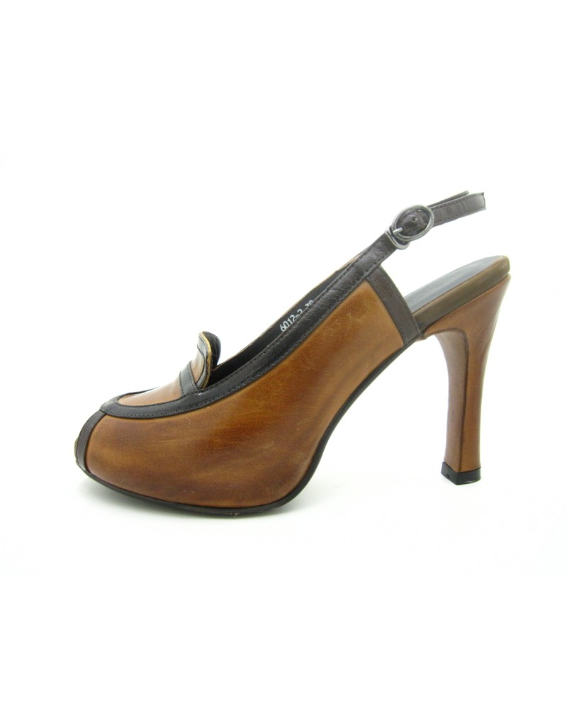 Brown peep toe heels hotsell